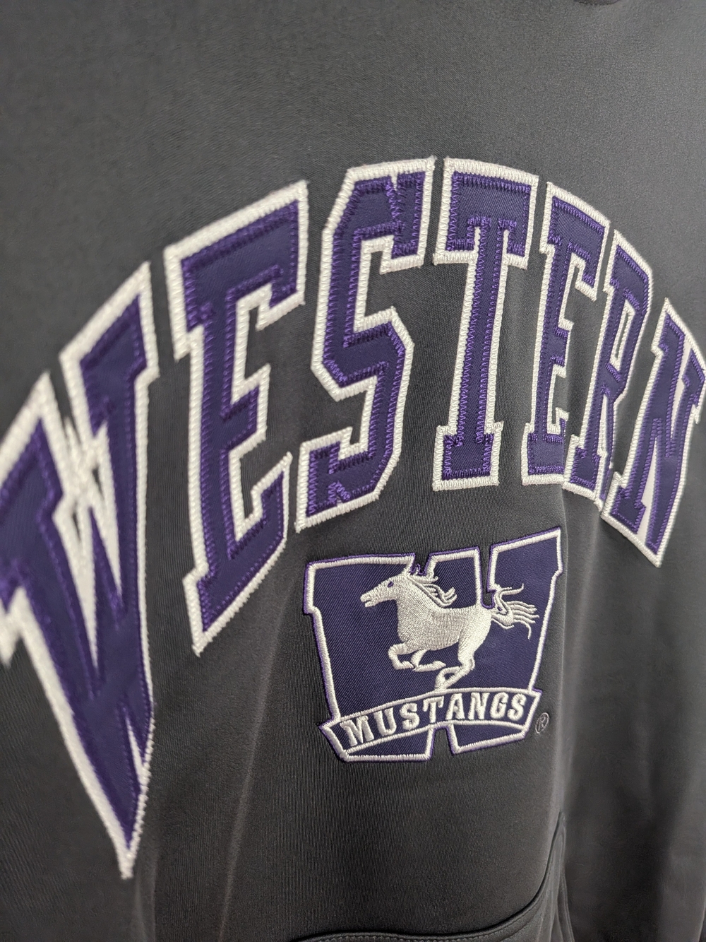 Western University Embroidered Hooded Sweatshirt